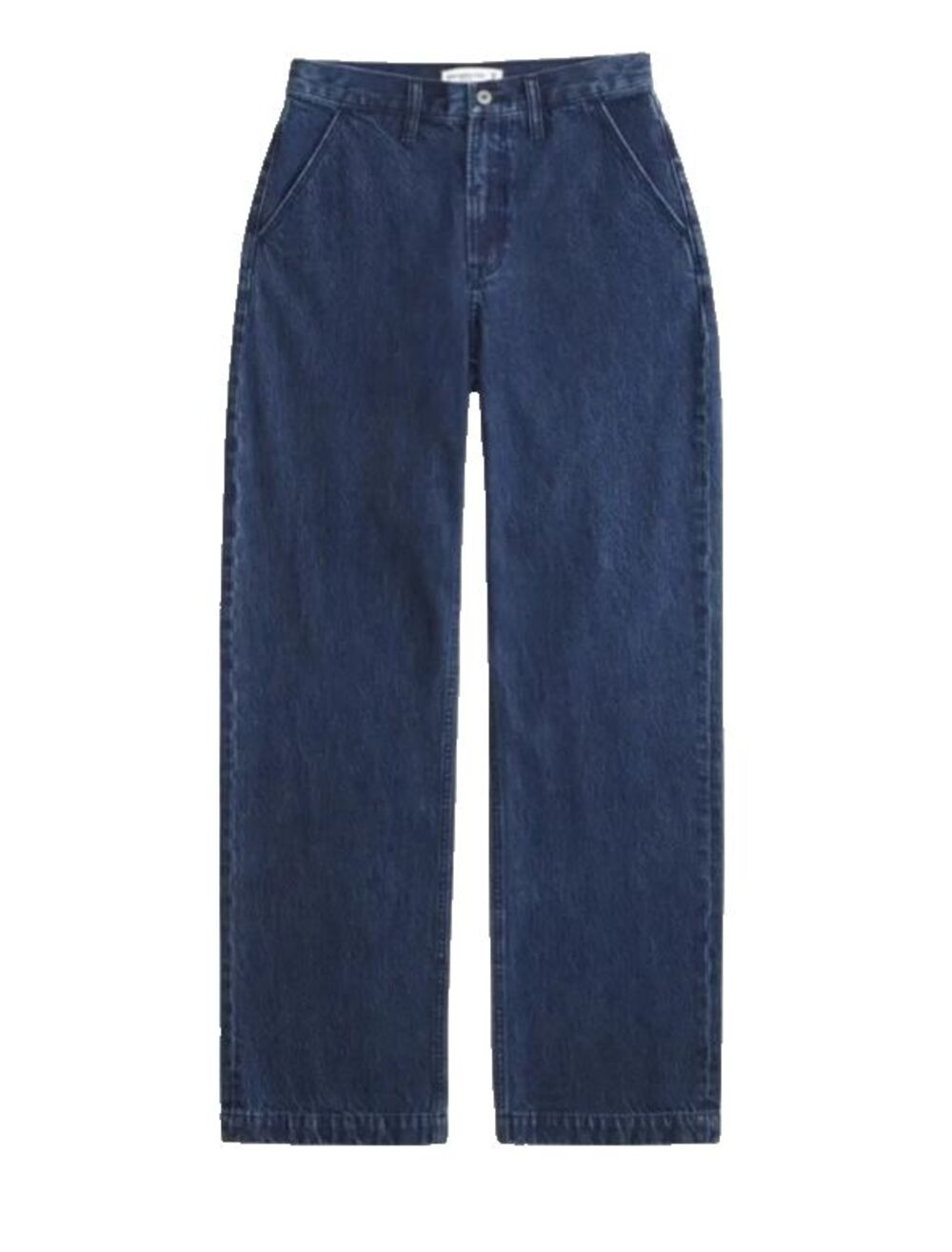 Abercrombie & Fitch Curve Love Loose High Rise Jeans Size 25 / 0s Dark Wash